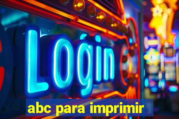 abc para imprimir